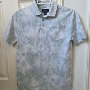 Polo by Ralph Lauren Boy's Light Green Tie-Dye Polo Shirt